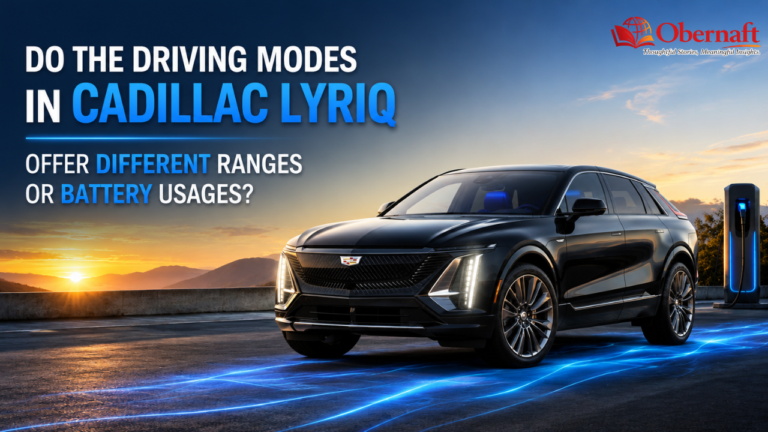 do the driving modes in cadillac lyriq offer different ranges or battery usages?